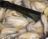 鶏手羽とジャガイモの煮物作り方4写真