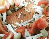 とろとろチーズのサーモンきのこ作り方1写真