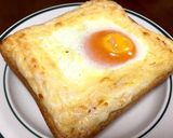 焼肉目玉焼きトースト作り方6写真