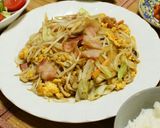 簡単♪野菜ミックスとベーコンの炒め物作り方8写真