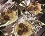超簡単！肉団子のホイル焼き作り方3写真