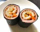 ちくわとハムの海苔巻き★お弁当に便利作り方8写真