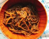 生姜入りアサリうどん風もずくスープ作り方4写真