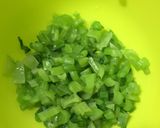 菜っ葉と塩昆布のおにぎり(*^^*)作り方1写真