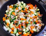 夏野菜の彩り簡単ラタトゥイユ作り方3写真