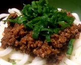 簡単♡どえりゃ〜旨い♡肉味噌うどん作り方4写真
