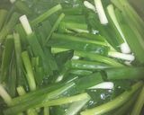 簡単　豚肉とネギのしょうゆマヨ和え作り方4写真