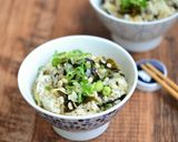 わかめと生姜のもち麦炊き込みご飯作り方2写真
