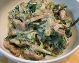 簡単　豚肉とネギのしょうゆマヨ和え作り方6写真