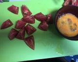 お手軽トマトと卵のコンソメスープ作り方1写真