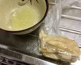レンチン蒸し鶏作り方5写真