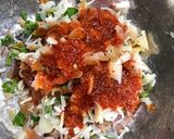 鯵のたたき　韓国風（むーひ味）作り方5写真