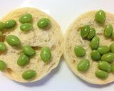 わさび＊バジル香る❀枝豆の和トースト作り方3写真