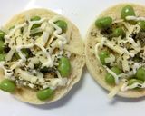 わさび＊バジル香る❀枝豆の和トースト作り方4写真