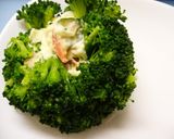 クリスマスツリーサラダとサンタおにぎり作り方2写真