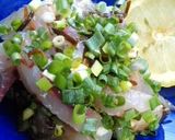 飛び魚を塩コンブとレモンで作り方3写真