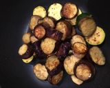 簡単！ナスとズッキーニのゴマ味噌炒め作り方5写真