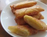 パリっとチーズとろ～り！たらこポテト春巻作り方7写真