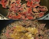 牛切り落とし肉の玉ねぎポン酢焼き＊作り方3写真