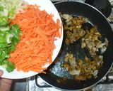 人参セロリの野菜炒め♪簡単カレー風味作り方7写真