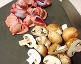 砂肝とマッシュルームのクミン＆カレー炒め作り方2写真