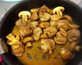 砂肝とマッシュルームのクミン＆カレー炒め作り方4写真