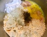俺流！柔らかヘルシーおろしそ鶏ハンバーグ作り方3写真