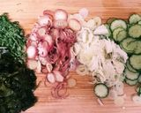 簡単♪美味しい♪冷たい味噌汁作り方1写真