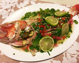 簡単タイ料理！蒸し白身魚をライムソースで作り方11写真