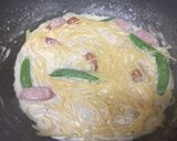 簡単！ワンポットクリームパスタ♪作り方4写真