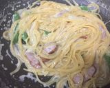 簡単！ワンポットクリームパスタ♪作り方5写真