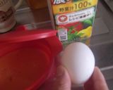 野菜ジュースＩｎたまごちゃん作り方1写真