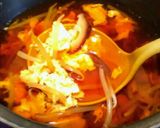 生椎茸ともやしの卵汁作り方4写真