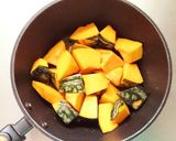黄金比！簡単！減塩！無水！かぼちゃの煮物作り方3写真