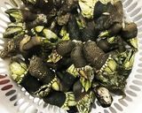 簡単 亀の手の塩茹で作り方5写真
