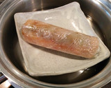 鶏ささみで梅しそ胡桃のしっとりロール作り方10写真