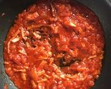 トマトとベーコン/ミンチ肉のスパゲティ作り方5写真