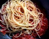 トマトとベーコン/ミンチ肉のスパゲティ作り方8写真