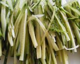 簡単 棒棒鶏風サラダ ごま油で作り方3写真