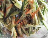 簡単 棒棒鶏風サラダ ごま油で作り方6写真