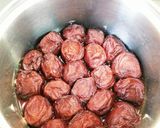 甘くて美味しい梅干の炊いたん♪作り方5写真