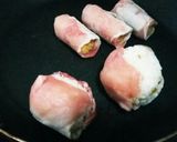 肉巻きオニギリ&肉巻きパタータ弁当作り方8写真