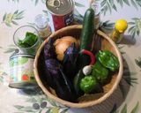 野菜だけで作る、我が家の菜園カレー作り方1写真
