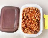 派生◆肉味噌のボロネーゼパスタ作り方1写真