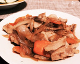 豚肉と玉ねぎ、にんじんの甘辛醤油炒め作り方5写真