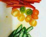 簡単‼夏野菜のさっぱり和え☆作り方1写真