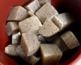 焼肉のタレで。ピリ辛こんにゃく作り方1写真