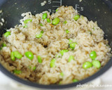 生姜と枝豆の炊き込みご飯作り方3写真