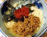 蕎麦の釜玉風！簡単ヘルシーアレンジ！作り方10写真