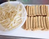 ヘルシー♡レタス巻き厚揚げともやし炒め♡作り方1写真
